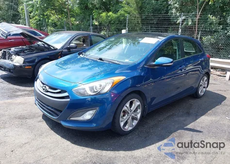 2013 Hyundai Elantra Gt из США, поврежденный, VIN KMHD35LEXDU135574